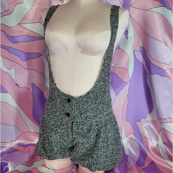 Me Glamorous Jane Gray Shorts Sz Small Japan Suspender Lolita Cosplay Halloween - Picture 1 of 9